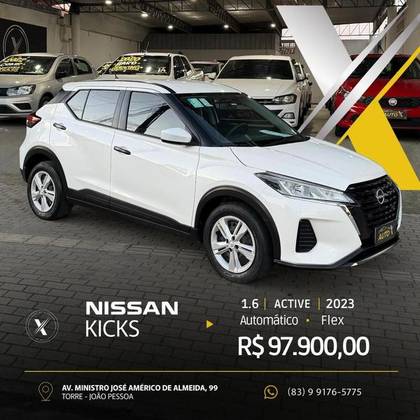 NISSAN KICKS 1.6 16V FLEXSTART ACTIVE XTRONIC NISSAN KICKS 1.6 16V FLEXSTART ACTIVE XTRONIC